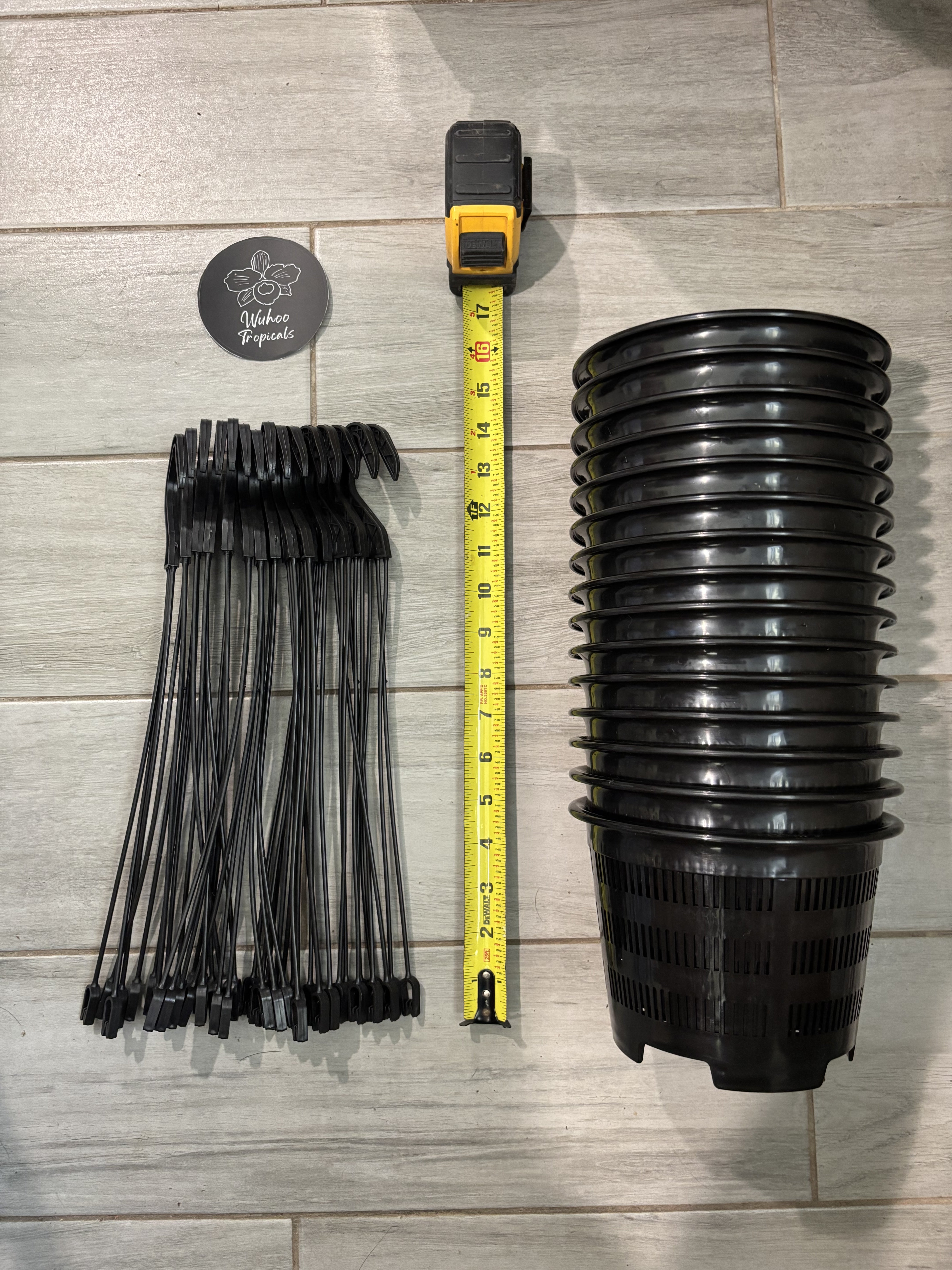 6" Hanging Net Pots (Set of 15)
